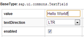 SAPUI5 Diagnostics Changing Control Properties SAPUI5 Diagnostics Changing Control Properties