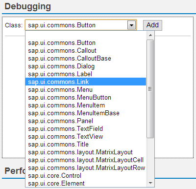SAPUI5 Diagnostics Debugging View SAPUI5 Diagnostics Debugging View